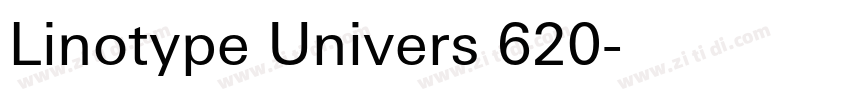 Linotype Univers 620字体转换 Linotype Univers 620字体转换